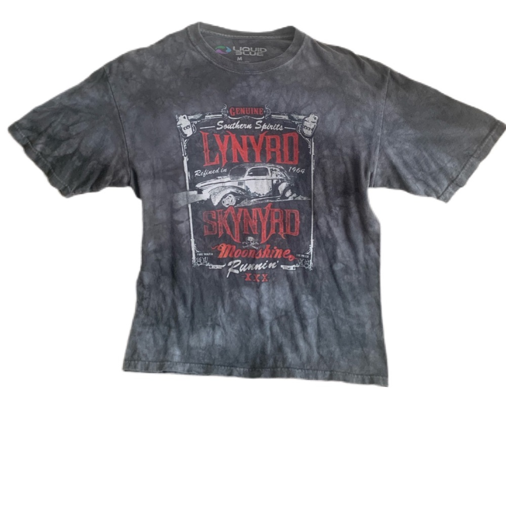Pre Owned Men’s Liquid Blue Lynyrd Skynyrd Southern Spirits Moonshine Tee Shirt